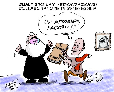 La vignetta di Alla Fóa