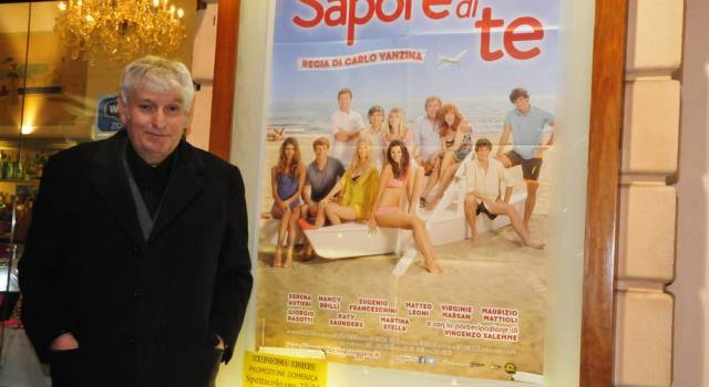 Una delegazione de La Capannina di Franceschi al  primo spettacolo del film “Sapore di Te”