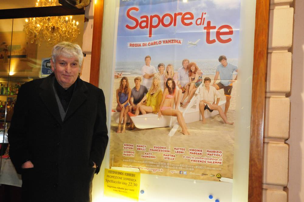 Una delegazione de La Capannina di Franceschi al  primo spettacolo del film “Sapore di Te”