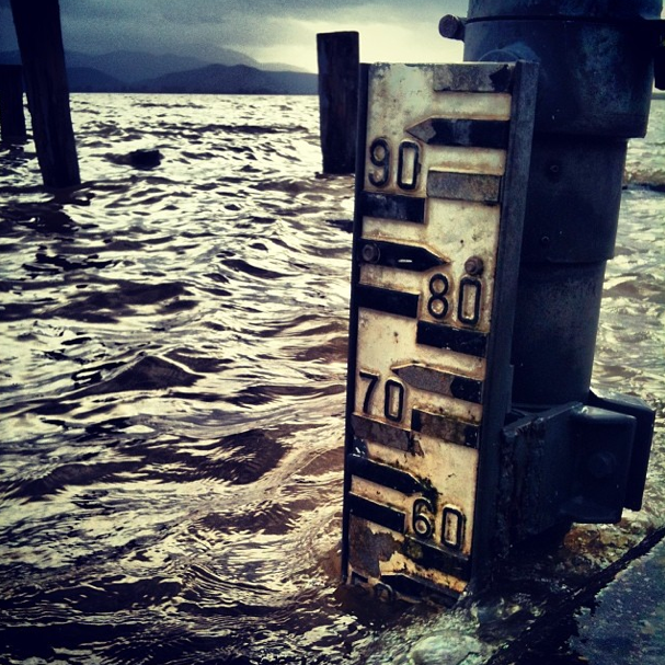 Maltempo, il lago ancora sopra i livelli critici