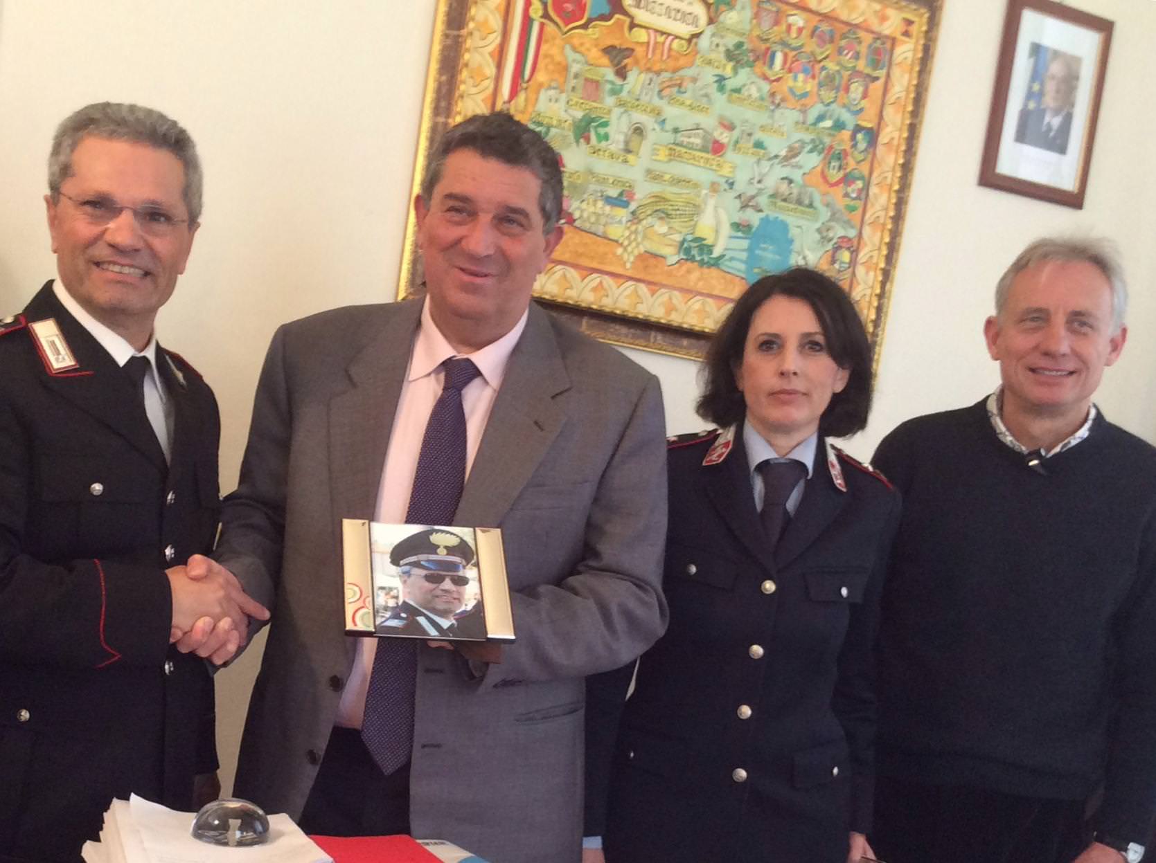 Trazzera dice addio commosso all’arma dei Carabinieri