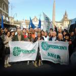 confesercenti manifestazione roma febbraio 2014 imprese