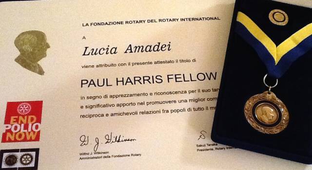 All&#8217;oncologa Lucia Amadei il Premio al Service del Rotary Club Viareggio Versilia
