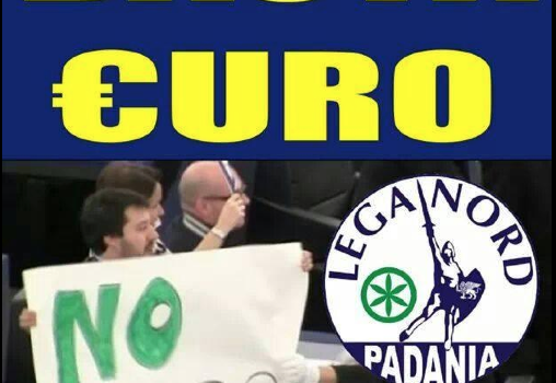 Fa tappa in Toscana il tour della Lega Nord. Salvini: &#8220;L&#8217;euro, moneta criminale&#8221;