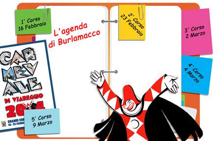 L&#8217;Agenda di Burlamacco per la settimana