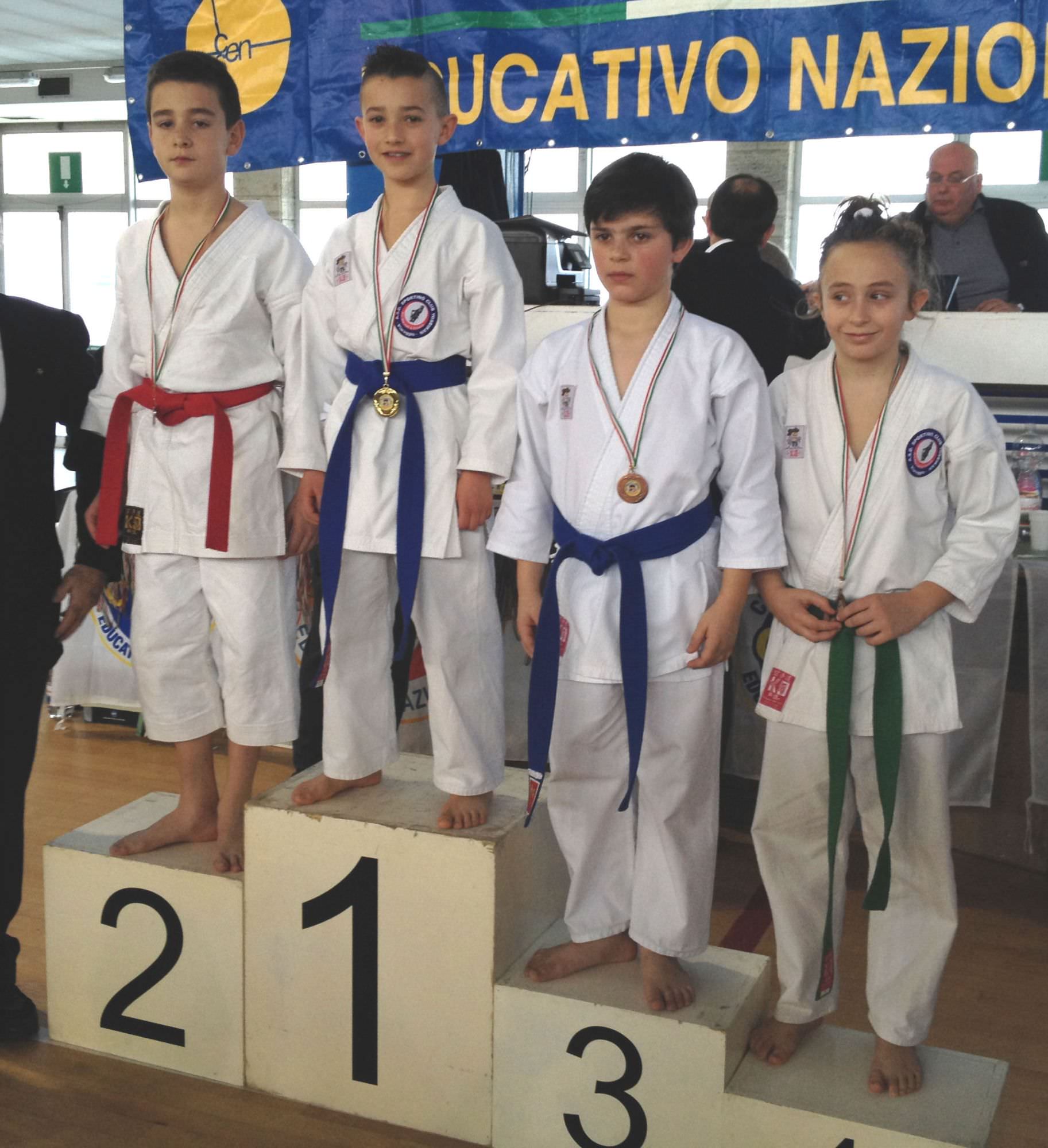 Pioggia di medaglie per la Yoseikan al Trofeo Carnevale di Karate