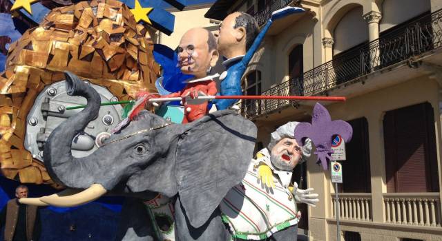 Carnevale 2014. Letta rottamato e Renzi ancora protagonista