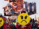Ai corsi del Carnevale di Viareggio bombolette spray in vendita nonostante i divieti