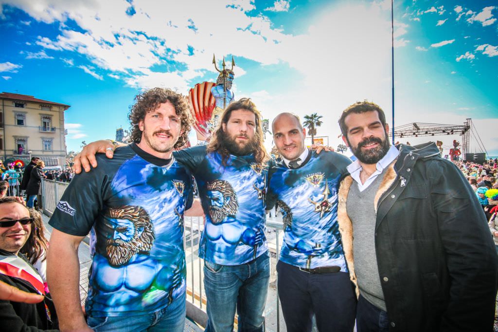 Titani, il primo stage di rugby col campione Mauro Bergamasco