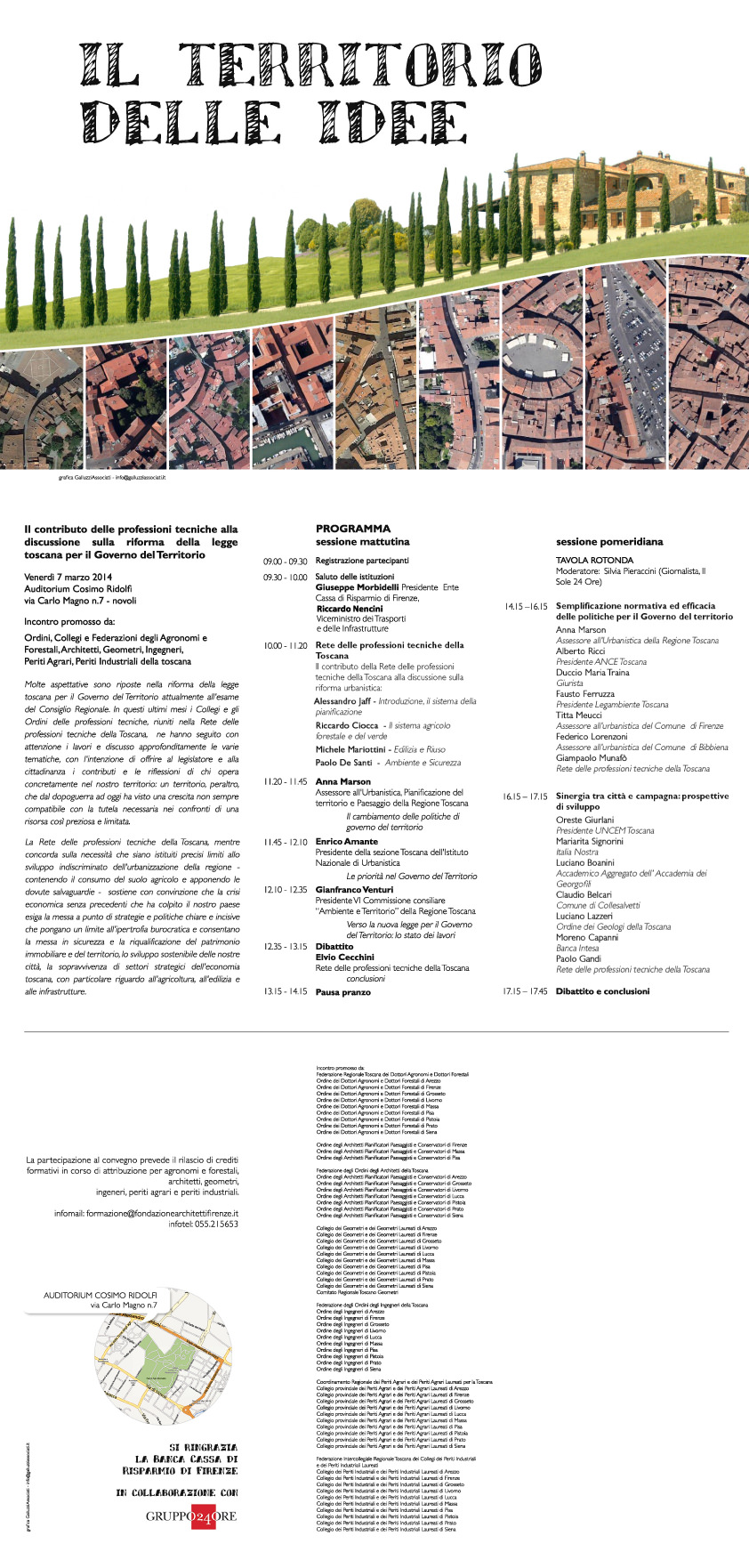 A Firenze un convegno sulla riforma urbanistica della Regione Toscana