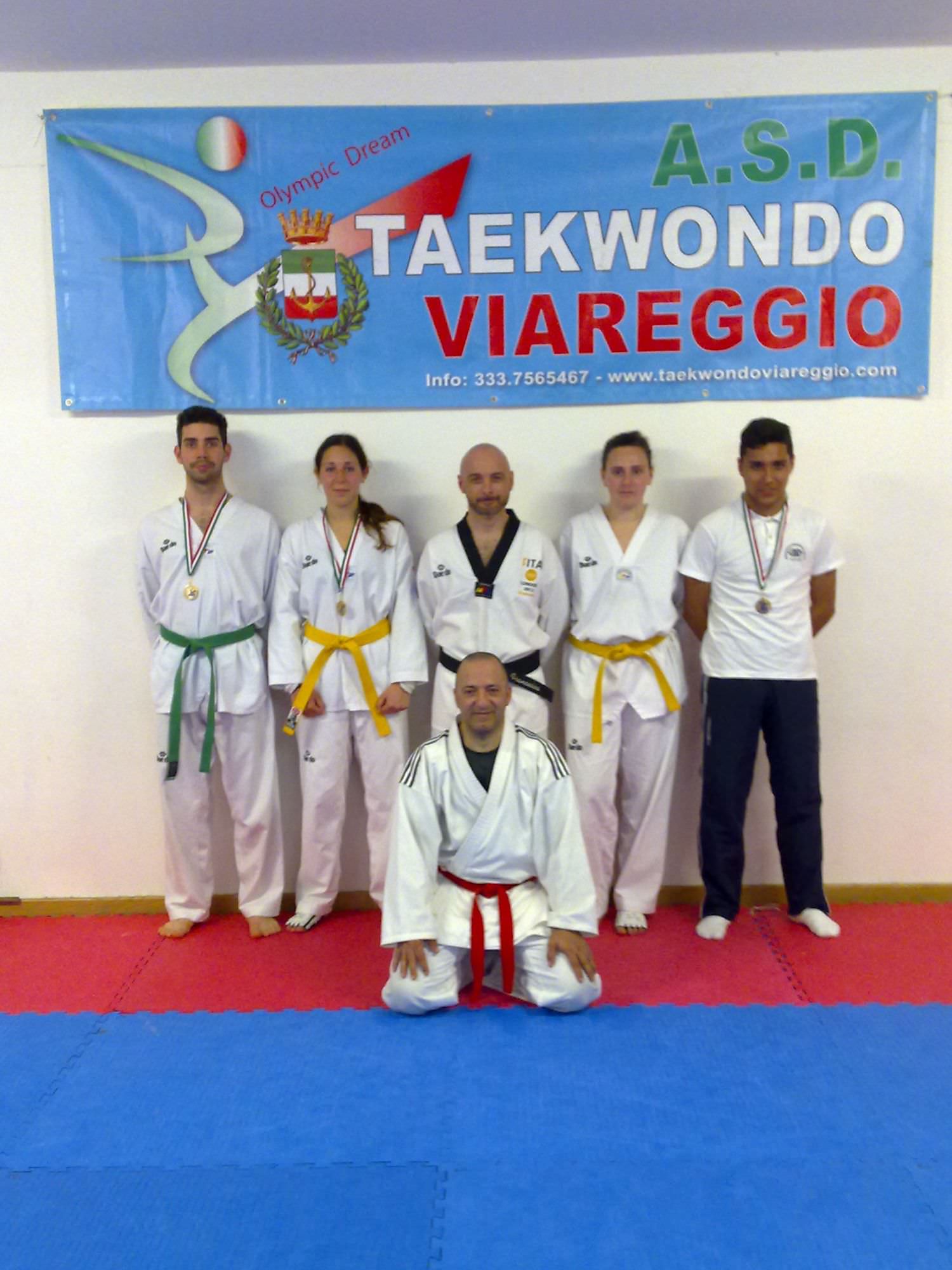 Cinque medaglie per il Taekwondo Viareggio agli interregionali di Biella