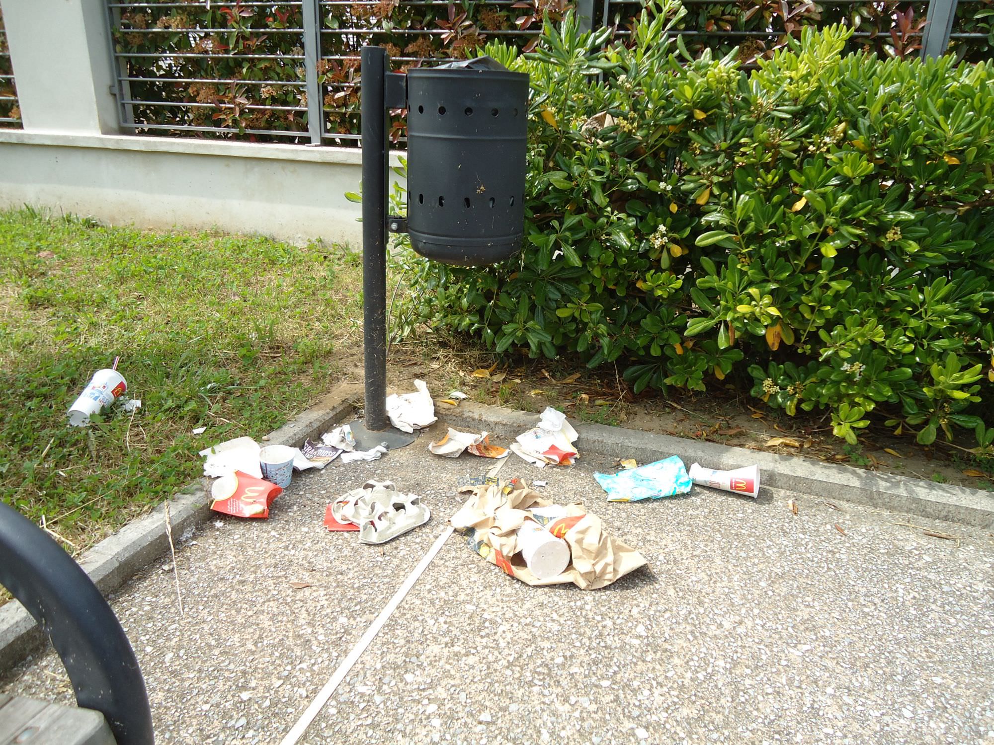 Sommersi dai rifiuti. Proteste dei cittadini che vivono vicino al McDonald’s di Lido