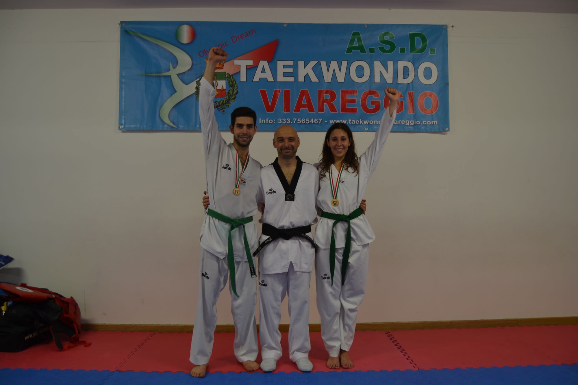 Due podi per il Centro Taekwdondo Viareggio agli Universitari di Milano