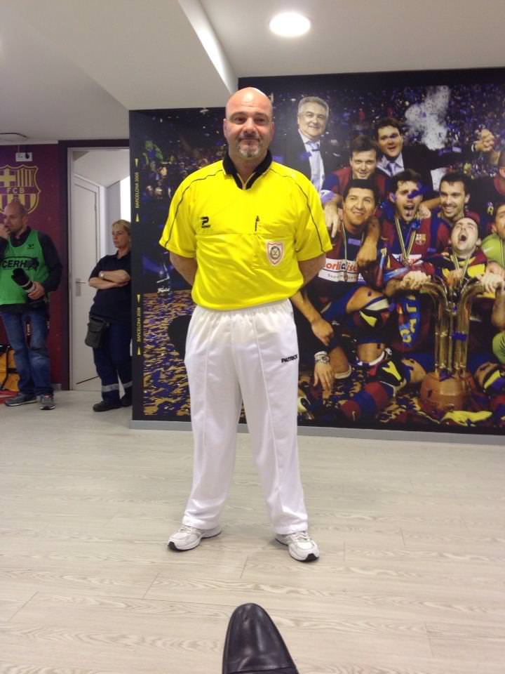 Il viareggino Ferrari arbitro della finale di Eurolega vinta dal Barcellona