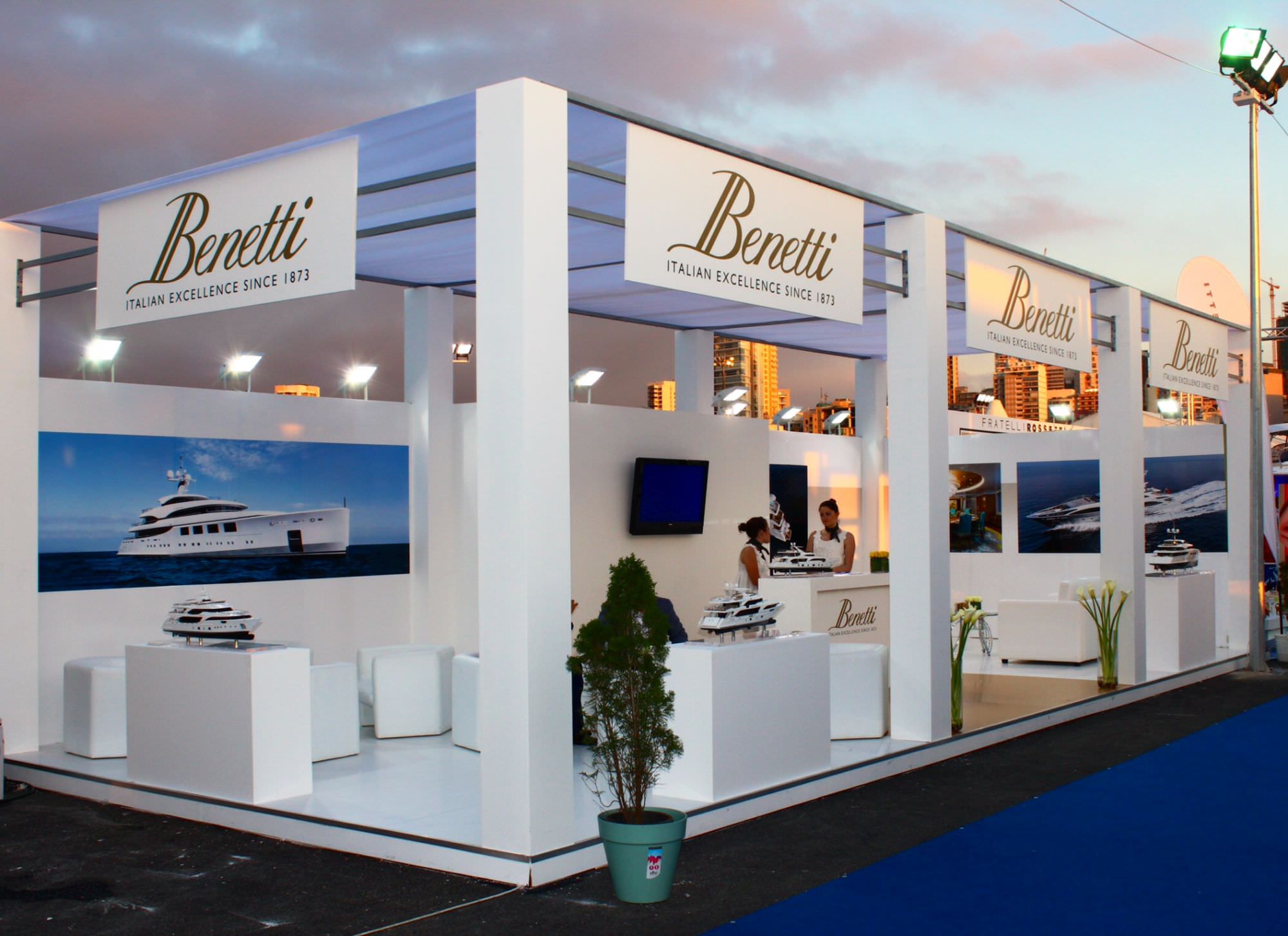 Benetti al Beirut Boat Show