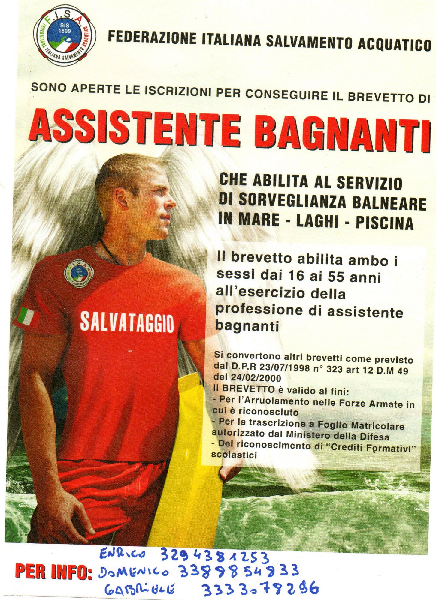 Un corso per assistente bagnanti a Viareggio