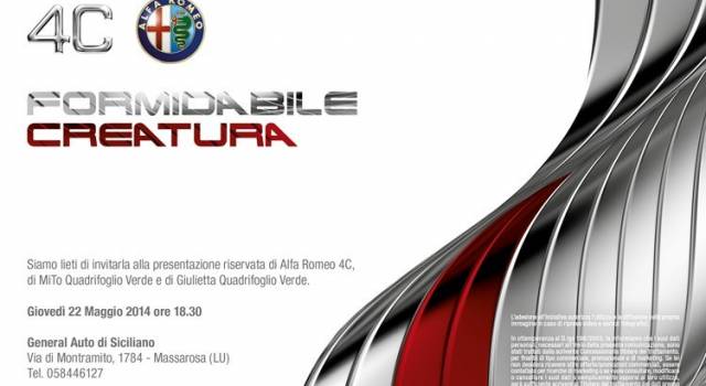 Il &#8220;4C Tour&#8221; firmato Alfa Romeo fa tappa a Viareggio