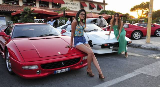 Ferrari fiammanti per l&#8217;inaugurazione della Capannina