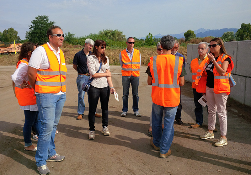 La commissione ambiente visita l’impianto di compostaggio della Morina