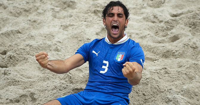 Quattro viareggini in Nazionale per la Euroleague di beach soccer