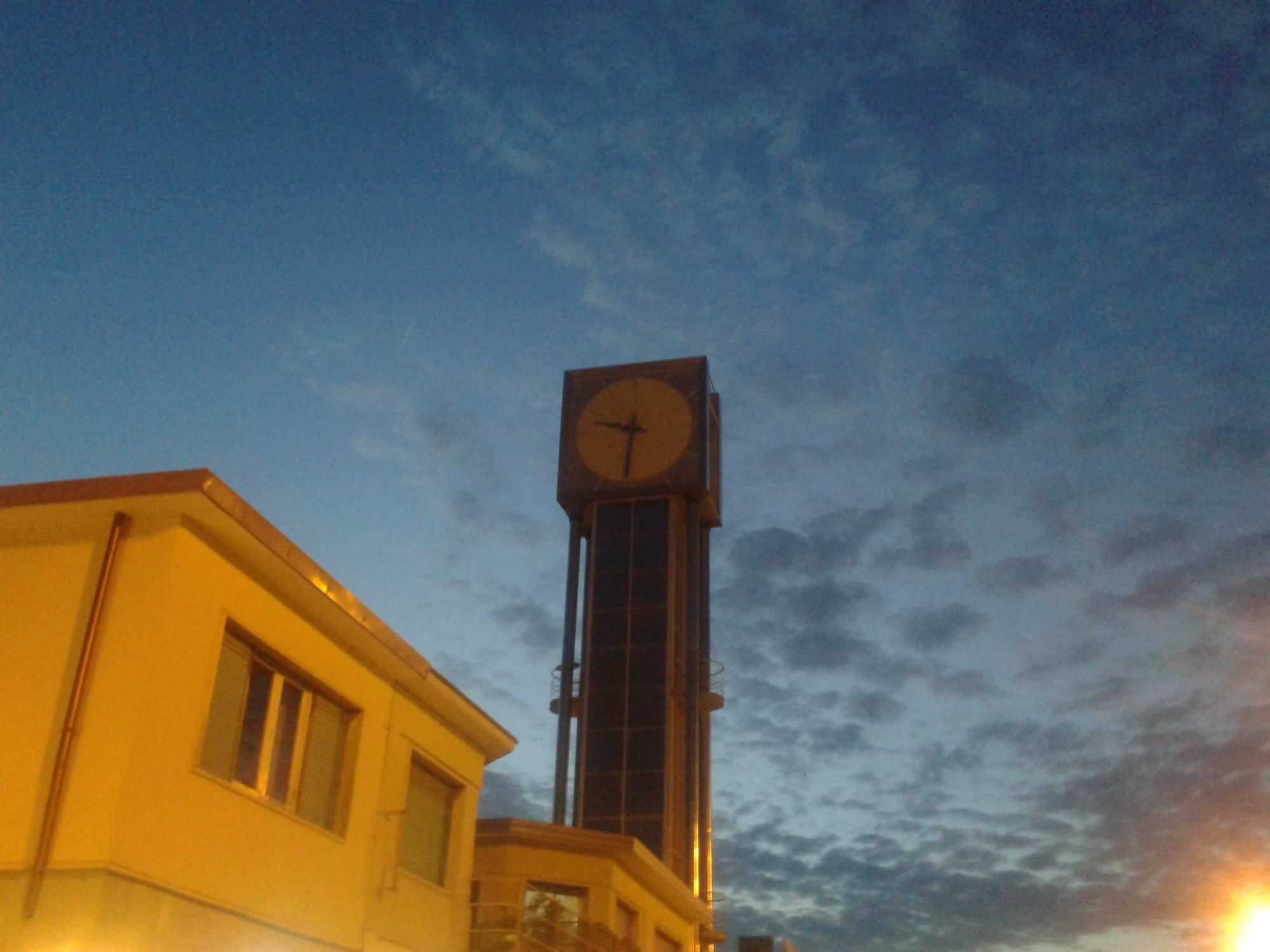 L’orologio della Passeggiata al buio