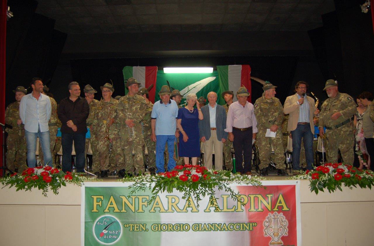 Con Andrea Tofanelli grande successo del concerto alpino “Fanfara Alpina Ten G. Giannaccini”