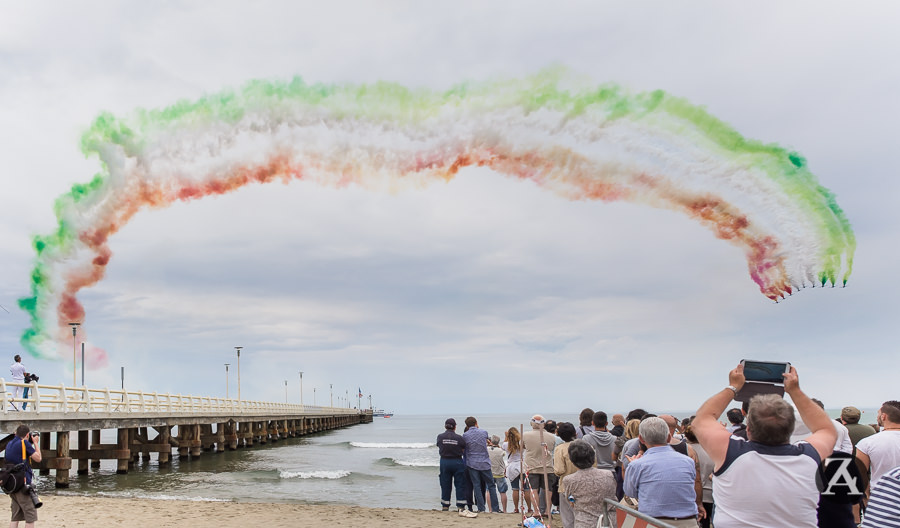 Successo per le Frecce Tricolori a Forte dei Marmi. La fotogallery