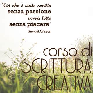 Aperte le iscrizioni per il corso di scrittura creativa