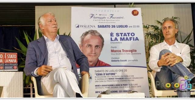 Lo Stato e la Mafia secondo Marco Travaglio. Le foto dell&#8217;incontro al Balena 2000