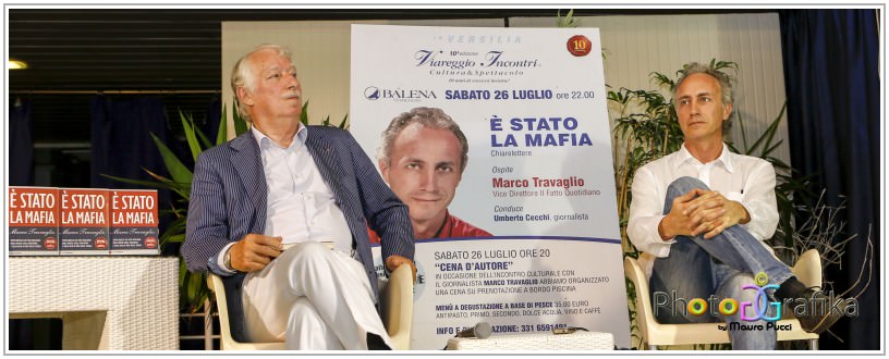 Lo Stato e la Mafia secondo Marco Travaglio. Le foto dell’incontro al Balena 2000