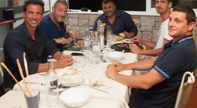 Giulio Golia, Augusto De Megni e Sergio Friscia. Parata di vip al ristorante &#8220;Duca di Bacco&#8221;