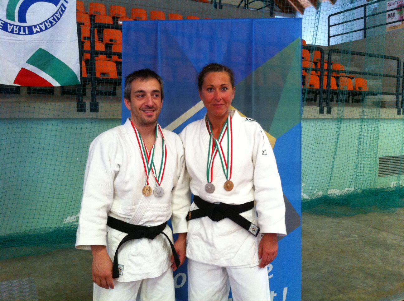 Costa e Suddetti secondi agli assoluti di judo
