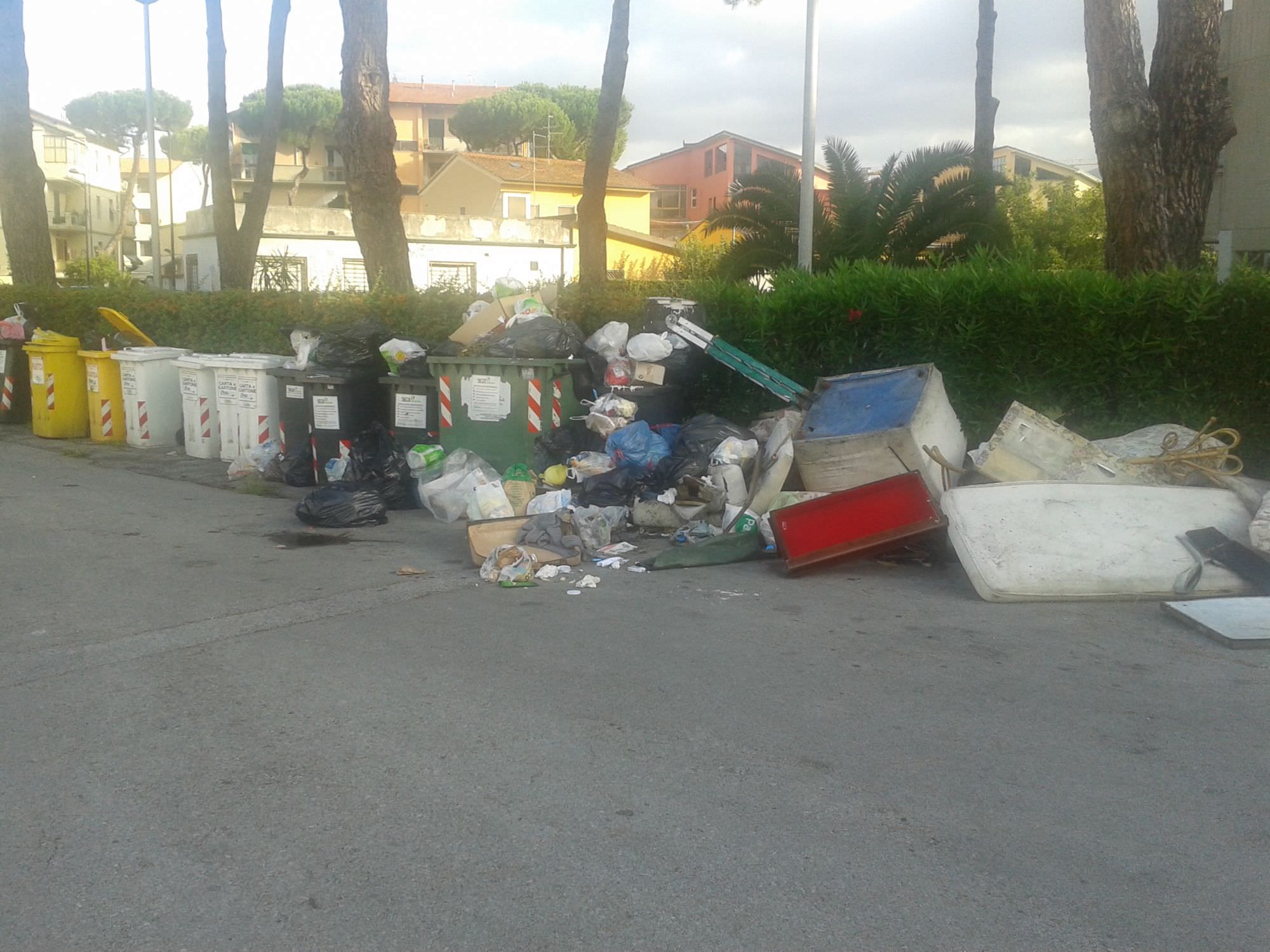 Una grande discarica a cielo aperto al Varignano