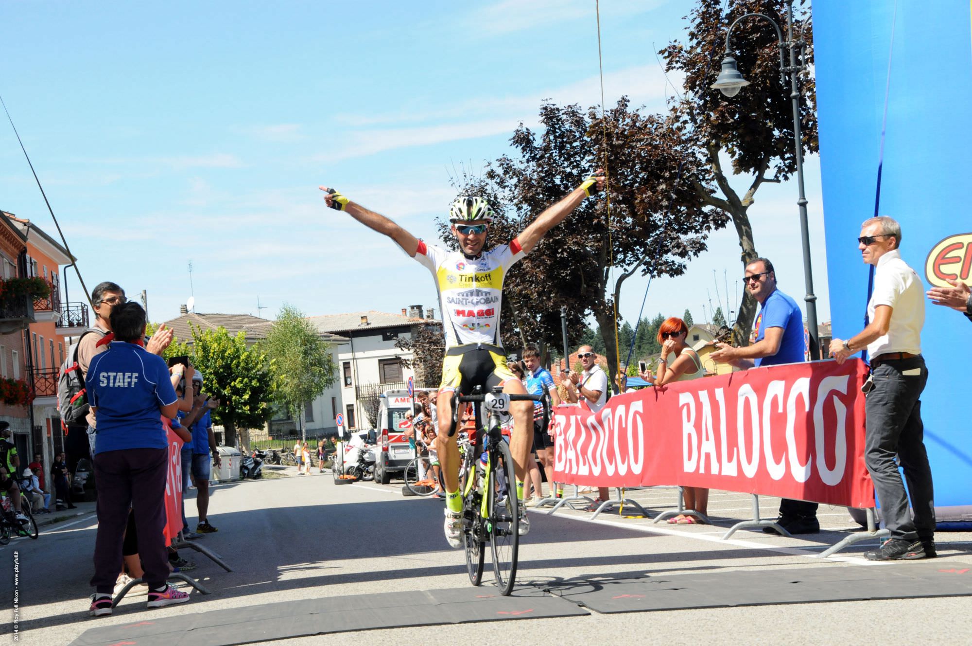 Falzarano inarrestabile, vince anche la Granfondo della Nocciola Alta Langa