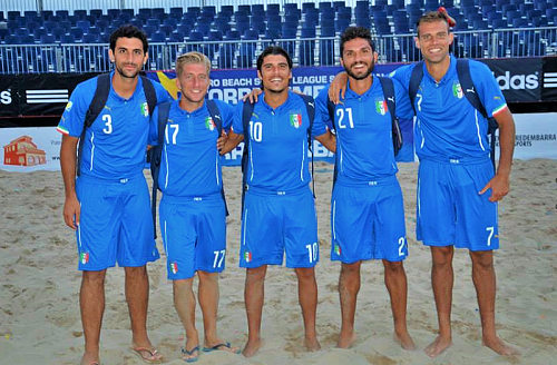 Cinque azzurri per la qualificazione ai Mondiali di beach soccer