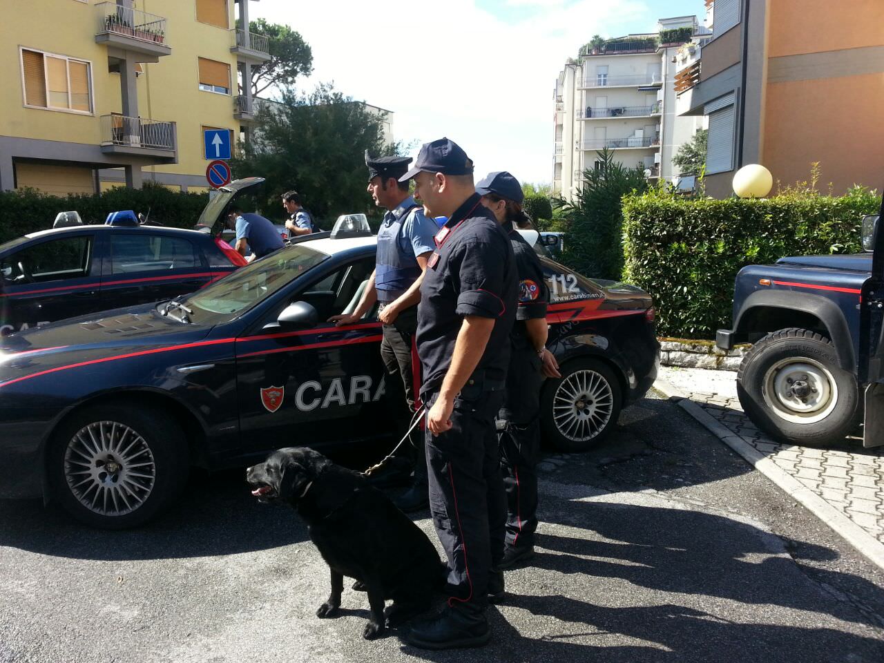 Controlli in città con l’Unità cinofila