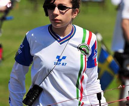 Aurora Tozzi campionessa italiana tra le Allieve nel tiro con l&#8217;arco