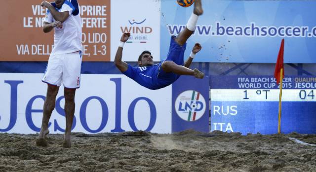 Gabriele Gori “Pallone Azzurro FIGC” per il beach soccer