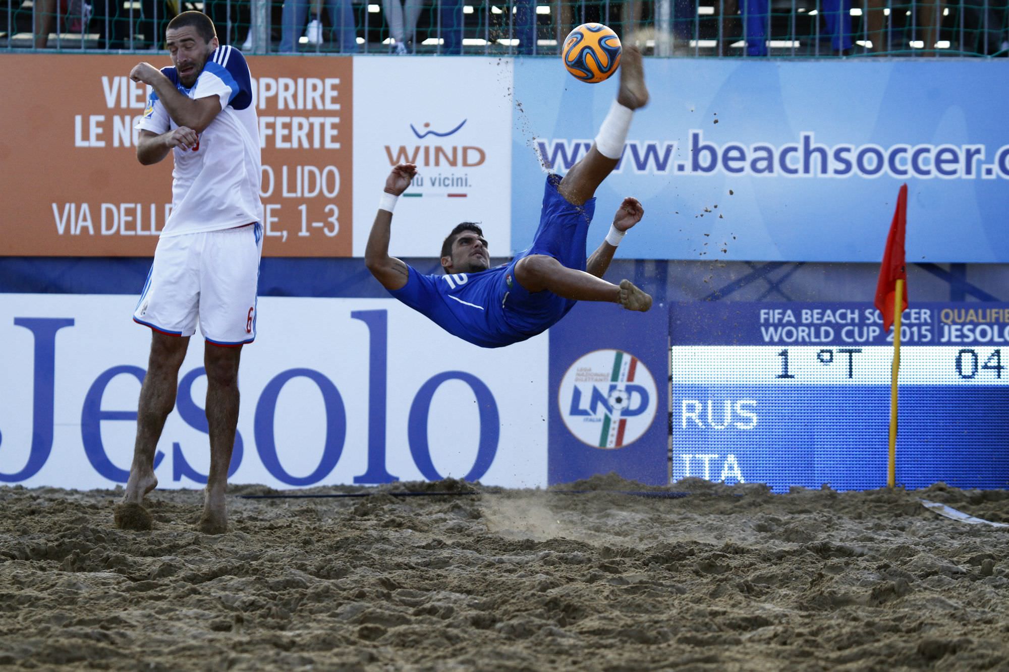 Gabriele Gori “Pallone Azzurro FIGC” per il beach soccer
