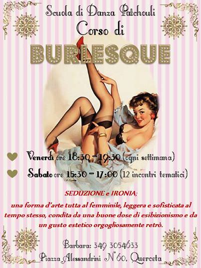 Al via i corsi di burlesque e danza area alla scuola “Patchouli”