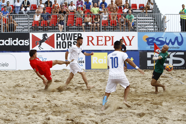 Almeno la Nazionale di beach soccer fa divertire. Gori, un’altra cinquina