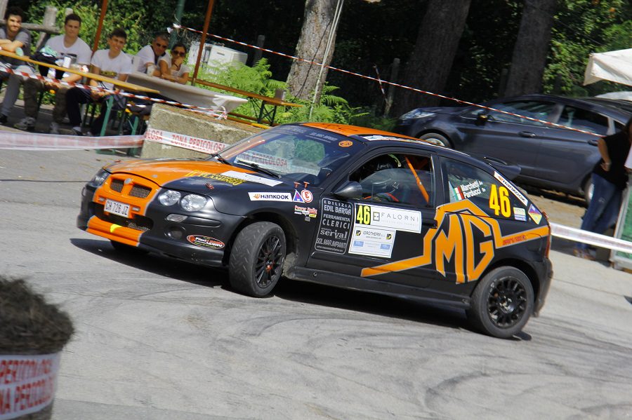 Marchetti leader provvisorio del Trofeo Rally Automobile Club Lucca