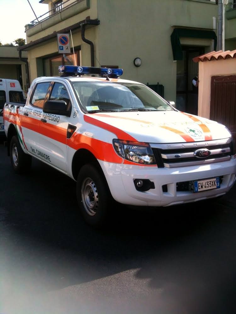 Per la Croce Verde di Viareggio un nuovo automezzo per l’antincendio boschivo