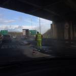 Doppio incidente sull'autostrada, ferito un motociclista 1 foto VT