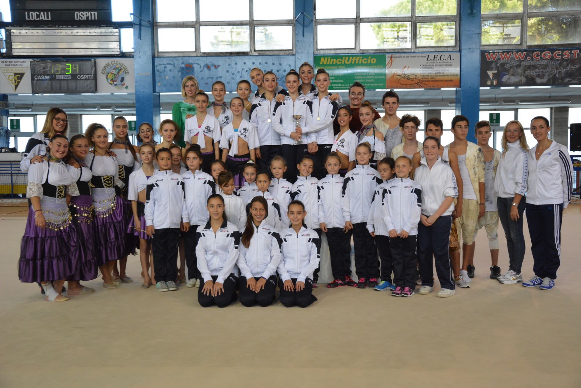 Ginnastica, secondo posto per la Motto nel campionato regionale di serie B