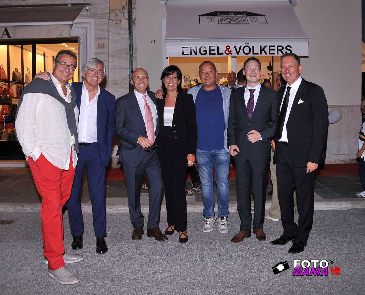 Sindaci di oggi e di ieri all’inaugurazione di Engel&Volkers