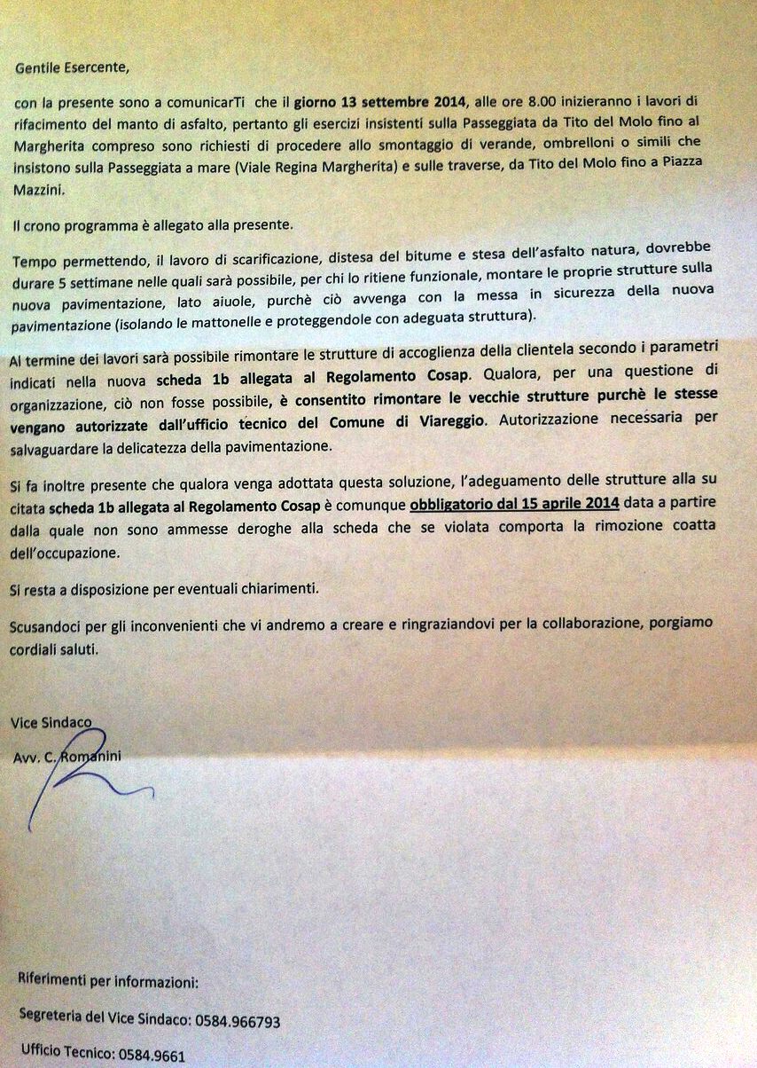 “La comunicazione ‘ufficiale’ del Comune sul caso verande è lo specchio dell’attualità”