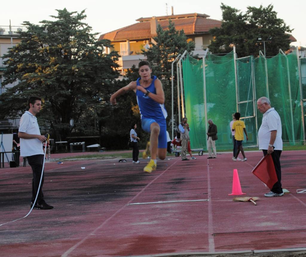 Leonardo Tommasi secondo nel salto triplo ai regionali di Grosseto