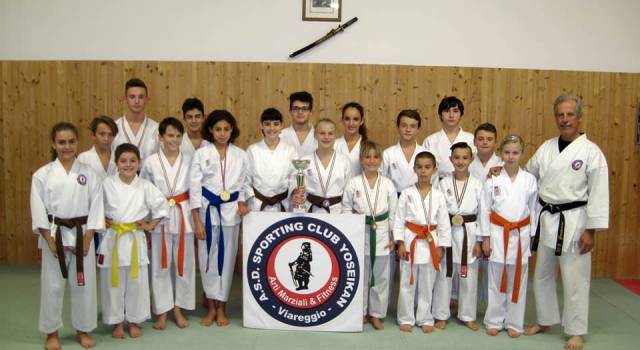 Karate, numerosi podi per la Yoseikan a Lucca