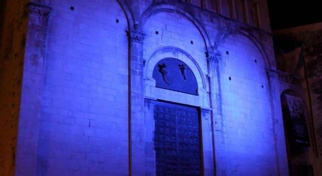 Giornata del Diabete, la chiesa di Sant&#8217;Agostino si tinge di blu
